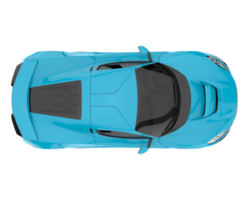 Sport car isolated on transparent background. 3d rendering - illustration png