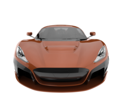 Sport car isolated on transparent background. 3d rendering - illustration png