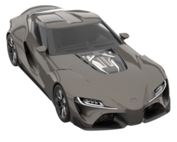 voiture de sport isolée sur fond transparent. rendu 3d - illustration png