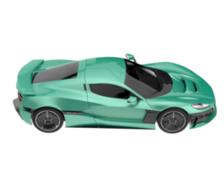 Sport car isolated on transparent background. 3d rendering - illustration png