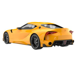 Sport car isolated on transparent background. 3d rendering - illustration png