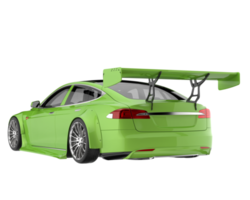 Sport car isolated on transparent background. 3d rendering - illustration png