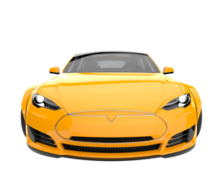 Sport car isolated on transparent background. 3d rendering - illustration png