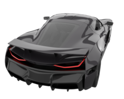 carro esporte isolado em fundo transparente. renderização 3D - ilustração png