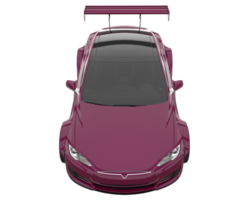 Sport car isolated on transparent background. 3d rendering - illustration png