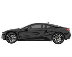 voiture de sport isolée sur fond transparent. rendu 3d - illustration png