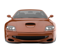 Sport car isolated on transparent background. 3d rendering - illustration png