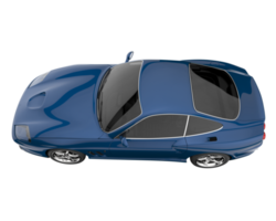 Sport car isolated on transparent background. 3d rendering - illustration png