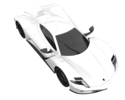 Sport car isolated on transparent background. 3d rendering - illustration png