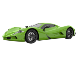 Sport car isolated on transparent background. 3d rendering - illustration png