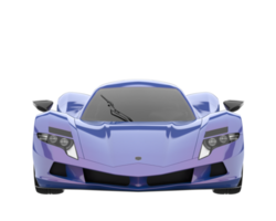 voiture de sport isolée sur fond transparent. rendu 3d - illustration png