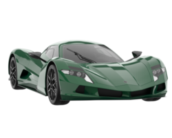 carro esporte isolado em fundo transparente. renderização 3D - ilustração png