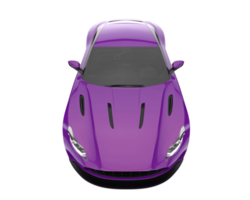 Sport car isolated on transparent background. 3d rendering - illustration png