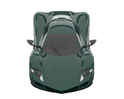 Sport car isolated on transparent background. 3d rendering - illustration png