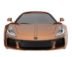 Sport car isolated on transparent background. 3d rendering - illustration png