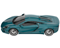 Sport car isolated on transparent background. 3d rendering - illustration png