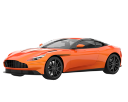 Sport car isolated on transparent background. 3d rendering - illustration png