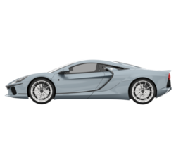 voiture de sport isolée sur fond transparent. rendu 3d - illustration png