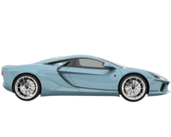 voiture de sport isolée sur fond transparent. rendu 3d - illustration png