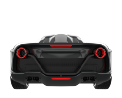 voiture de sport isolée sur fond transparent. rendu 3d - illustration png