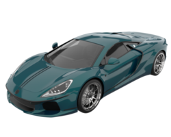 Sport car isolated on transparent background. 3d rendering - illustration png