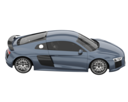 sport auto geïsoleerd Aan transparant achtergrond. 3d renderen - illustratie png