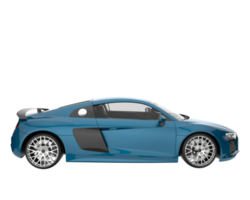 Sport car isolated on transparent background. 3d rendering - illustration png