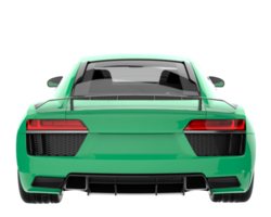 Sport car isolated on transparent background. 3d rendering - illustration png