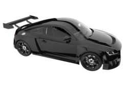 Sport car isolated on transparent background. 3d rendering - illustration png