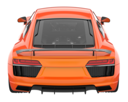 carro esporte isolado em fundo transparente. renderização 3D - ilustração png