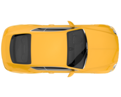 Sport car isolated on transparent background. 3d rendering - illustration png