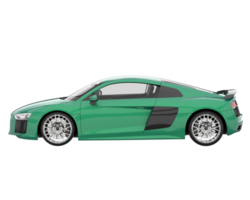 Sport car isolated on transparent background. 3d rendering - illustration png