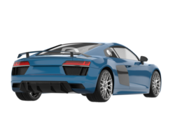 Sport car isolated on transparent background. 3d rendering - illustration png