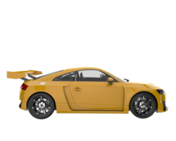 voiture de sport isolée sur fond transparent. rendu 3d - illustration png