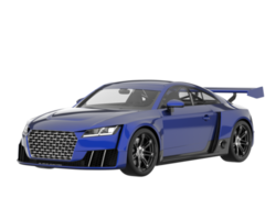 voiture de sport isolée sur fond transparent. rendu 3d - illustration png