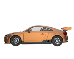 sport auto geïsoleerd Aan transparant achtergrond. 3d renderen - illustratie png