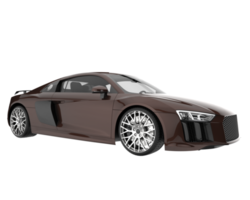 Sport car isolated on transparent background. 3d rendering - illustration png