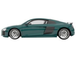 voiture de sport isolée sur fond transparent. rendu 3d - illustration png