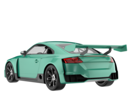 carro esporte isolado em fundo transparente. renderização 3D - ilustração png