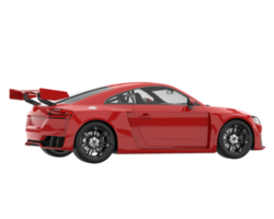 Sport car isolated on transparent background. 3d rendering - illustration png