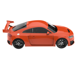 voiture de sport isolée sur fond transparent. rendu 3d - illustration png