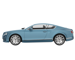 voiture de sport isolée sur fond transparent. rendu 3d - illustration png