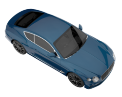 Sport car isolated on transparent background. 3d rendering - illustration png