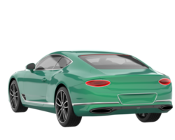 Sport car isolated on transparent background. 3d rendering - illustration png