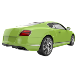 Sport car isolated on transparent background. 3d rendering - illustration png