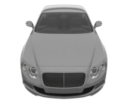 voiture de sport isolée sur fond transparent. rendu 3d - illustration png