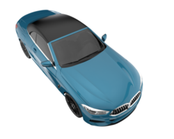 Sport car isolated on transparent background. 3d rendering - illustration png