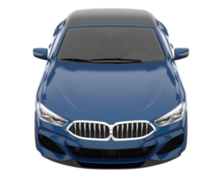 voiture de sport isolée sur fond transparent. rendu 3d - illustration png