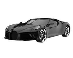 carro esporte isolado em fundo transparente. renderização 3D - ilustração png