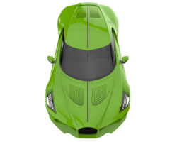 Sport car isolated on transparent background. 3d rendering - illustration png